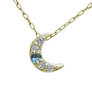 三日月 ブルートパーズ ネックレス 10金 ネックレスの通販は 三日月 ブルートパーズ ネックレス 10金 ネックレスの通販は