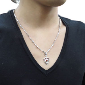 PUERTA DEL SOL Chubby 厚み クロス ブラック ネックレス(チェーン付き) ブラック シルバー950 チタンコーティング ユニセックス PUERTA DEL SOL Chubby 厚み スター ブラック ネックレス(チェーン付き) ブラック シルバー950 チタンコーティング  ユニセックス