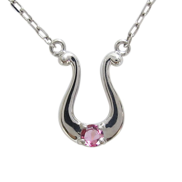 ピンクトルマリン・ハープ・楽器・ネックレス・馬蹄・ペンダント・10金の通販は