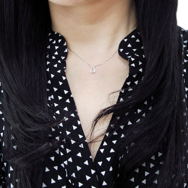 ピンクトルマリン・ハープ・楽器・ネックレス・馬蹄・ペンダント・10金の通販は