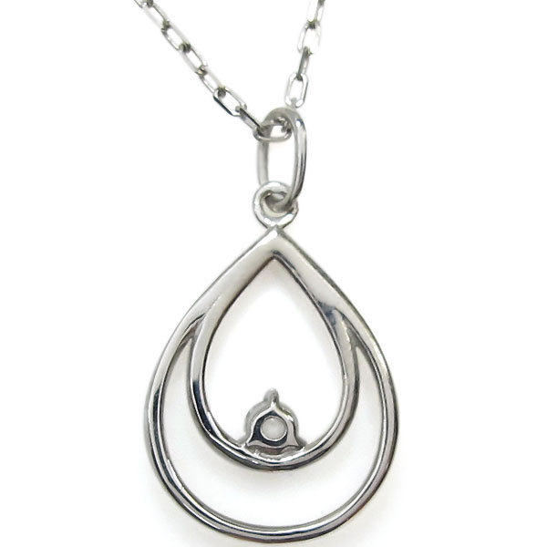 m*u様 k18 涙型ペンダントネックレス ダイヤモンド m*u様 k18 涙型ペンダントネックレス ダイヤモンド ネックレス