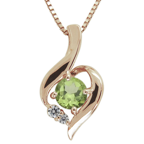 誕生石 エレガント ネックレス 一粒 ペンダント 10金 シンプルの通販は