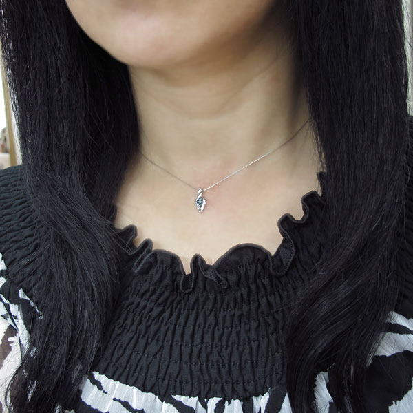 ネックレス レディース シンプル アクアマリンサンタマリア 一粒 ペンダント 10金 華奢 ネックレス・レディース・シンプル・上品・18金・ゴールド・アクア