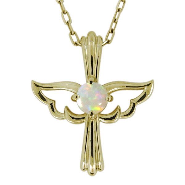 大量入荷 レディースネックレス・羽根・フェザー・オパール・10月誕生石 オパール