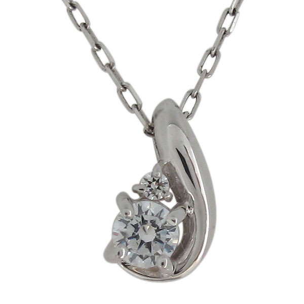 ネックレス レディース 天然石 ダイヤモンド ネックレス 0.6カラットアップ 一粒 天然 大粒 プラチナ アクセ オーダー