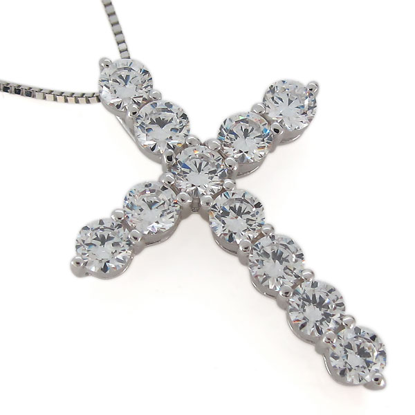 クロス ネックレス プラチナ レディース ダイヤモンド 4月誕生石 十字架 ペンダントの通販は クロス ネックレス プラチナ レディース ダイヤモンド 4月誕生石 十字架 ペンダントの通販は