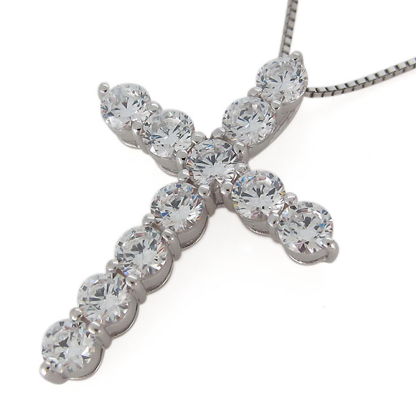 クロス ネックレス プラチナ レディース ダイヤモンド 4月誕生石 十字架 ペンダントの通販は クロス ネックレス プラチナ レディース ダイヤモンド 4月誕生石 十字架 ペンダントの通販は