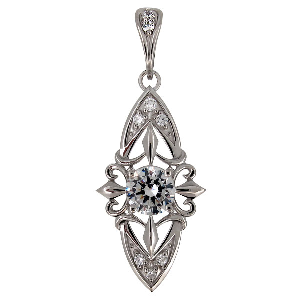 プラチナ一粒ダイヤモンドネックレス　　　　　0.5ct (未使用品) メンズ ネックレス トップ 喜平用 ダイヤモンド 鑑定書 18金