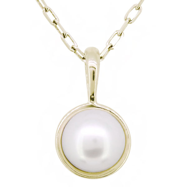 ネックレス パール 18k ピンク イエロー レディース 真珠 ペンダント k18の通販は
