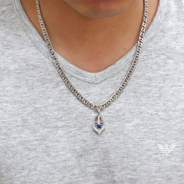 ネックレス メンズ トップ 喜平 k18 キヘイ 50g用 ペンダント 9月誕生石_1