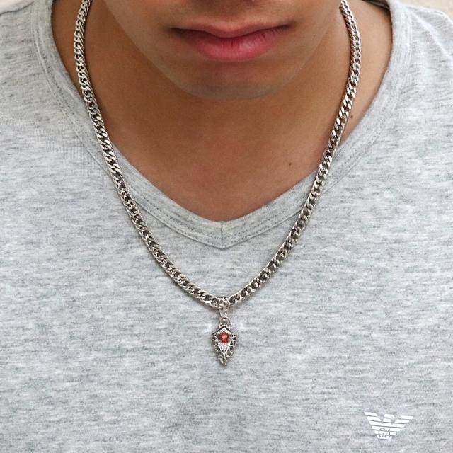 ペンダント ネックレス ガーネット プレート Pt900 1月誕生石 小サイズ Pt900 プレート ジュエリー ネックレス ガーネット 大サイズ