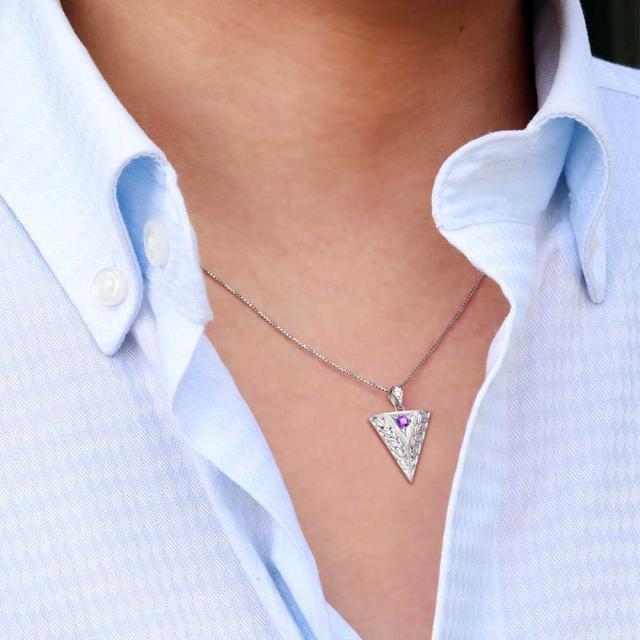 ハートネックレス アメジスト ネックレス 唐草 10金 ペンダント ハートネックレス アメジスト ネックレス 唐草 10金 ペンダント