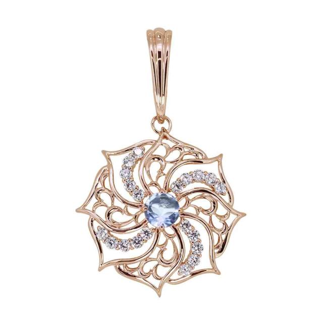 ペンダントトップ メンズ ネックレス トップのみ 喜平用 100g用 誕生石 12月 タンザナイト ネックレストップ