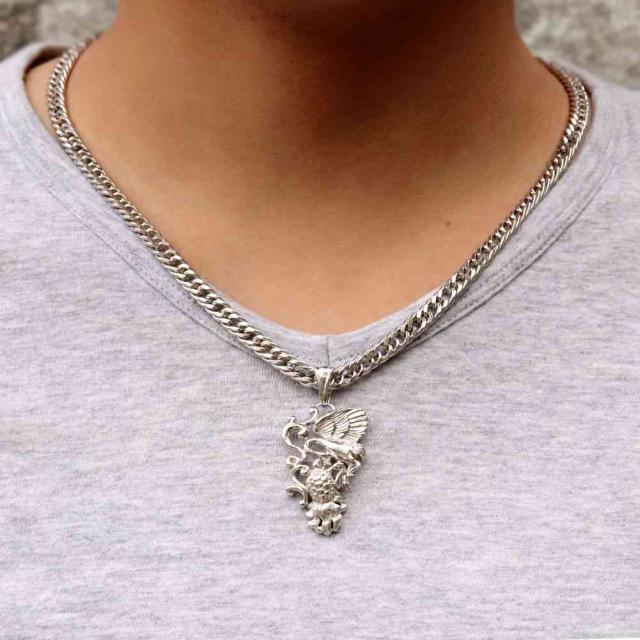 18金 ペンダントトップ メンズ 4月誕生石 ダイヤモンド 鶴と亀 ネックレス トップのみ 喜平の通販は