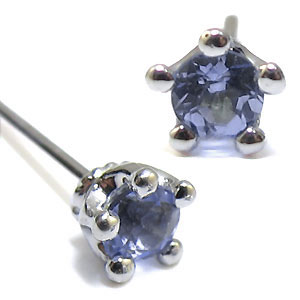 プラチナ メンズピアス 一粒 シンプル タンザナイトメンズピアス クリスマス ポイント消化 プラチナ・メンズピアス・一粒・タンザナイト・シンプル・唐草・ピアス