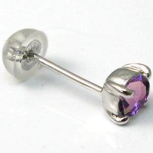 プラチナ900 pt900 アメジスト　ピアス 楽天市場】アメジスト ピアス プラチナ （PT900） 金属