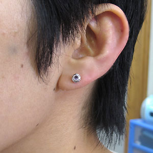 フラワー・ピアス・花・K10・アメジスト・ピアス_1