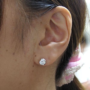 K18 ダイヤモンドピアス 0.5ct