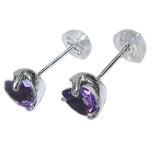 メンズ アメジスト ピアス 一粒 10金 シンプル アメシストピアス メンズピアス アメジスト 一粒 ピアス シンプル 10金