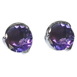 メンズ アメジスト ピアス 一粒 10金 シンプル アメシストピアス メンズピアス アメジスト 一粒 ピアス シンプル 10金