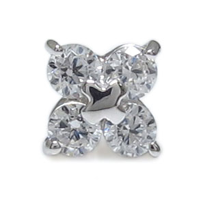 ダイヤモンド 十字架  ピアス クロス ピアス K10_3