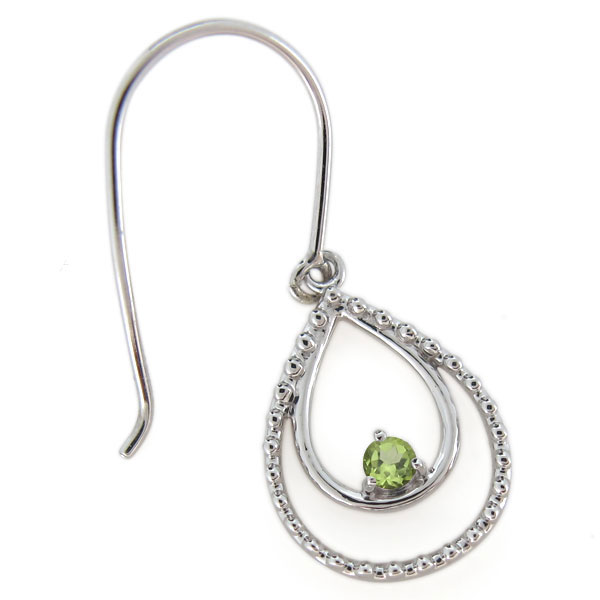 プラチナ　フックピアス　雫 楽天市場】レディースピアス・雫・しずく・ドロップ型・誕生石