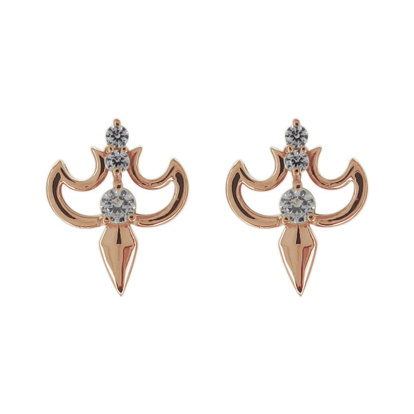 PUERTA DEL SOL 10金 ダイヤモンド ピアス ダイヤデザイン