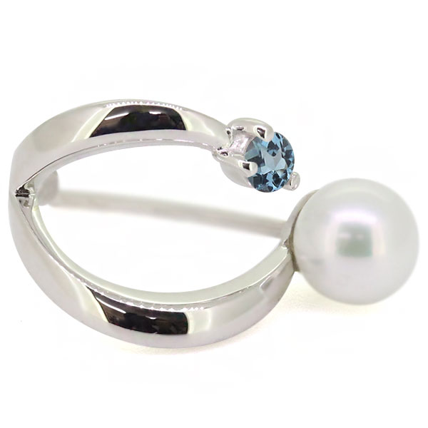 ピアス パール イヤーカフ 淡水パール レディース シンプル アクアマリンサンタマリア 3月誕生石 k10 ピンク イエロー クリスマスの通販は