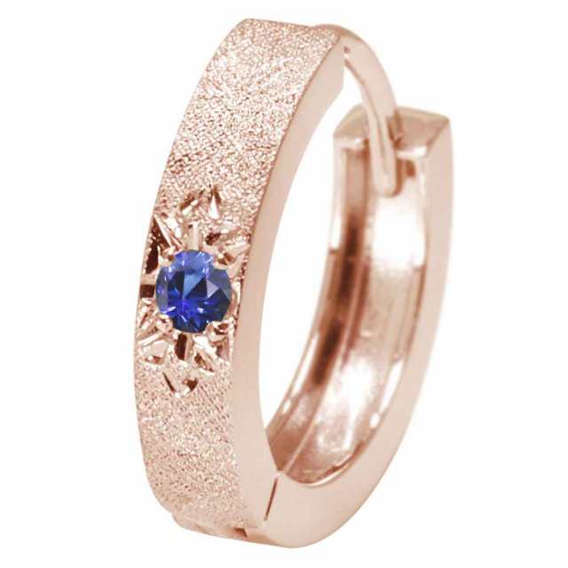 ピアス メンズ リング フープピアス 片耳 中折れ 18金 18k