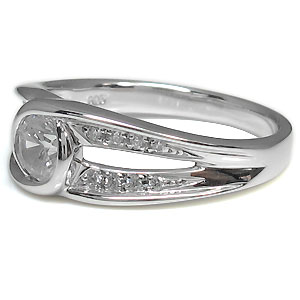 鑑定書付き プラチナ リング 指輪 0.5ct 大粒 ダイヤモンド リング SIクラス クリスマス ポイント消化 プラチナ リング ダイヤモンドリング 鑑定書付き SIクラス 婚約指輪