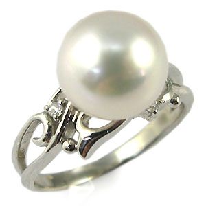 サイズ1号から選べる18金製パールリング（本真珠9mm珠使用）の通販は