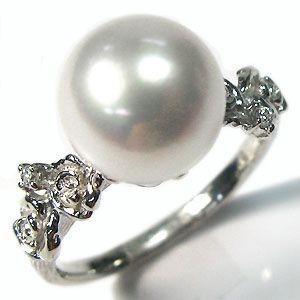 サイズ1号から選べる18金製パールリング（本真珠9mm珠使用）の通販は