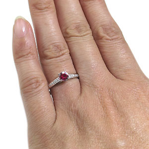 ハーフエタ二ティールビーリング 9号〔代引不可〕 0.2ct ダイヤモンドエタニティリング 9号 (代引不可)