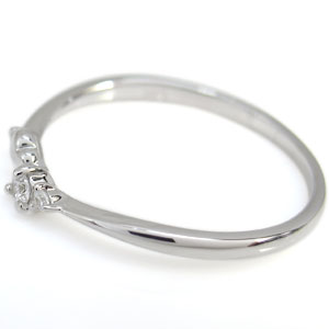 ファランジリング ハートモチーフ ピンキーリング 選べる誕生石 18金 指輪 ファランジリング ハート リング プラチナ 指輪 華奢 サファイア