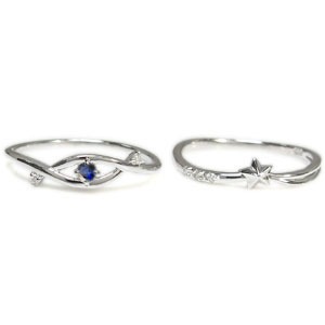 星 リング 選べる誕生石 ピンキーリング 流れ星 指輪 18金の通販は