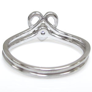 ファランジリング ハート リング K10 指輪 華奢 タンザナイト ピンキーリングの通販は