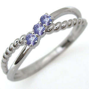 ファランジリング タンザナイト リング プラチナ 指輪 ピンキーリングの通販は