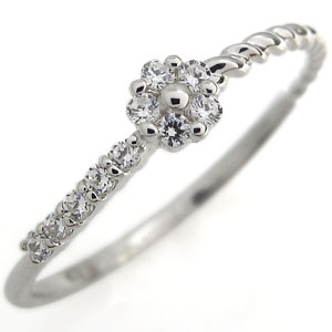 4℃ プラチナ950フラワーダイヤモンドリング 4℃Flower | | 【公式】4