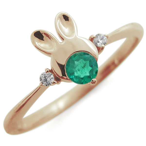 エメラルド 指輪 18金 一粒 エメラルド リング 送料無料 18金 天然石 エメラルド リング 指輪 一粒 数量限定 豪華