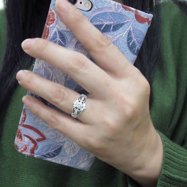 婚約指輪 大粒 ダイヤモンド アンティーク調リング エンゲージリングの通販はau PAY マーケット - PLEJOUR-プレジュール- | au  PAY マーケット－通販サイト