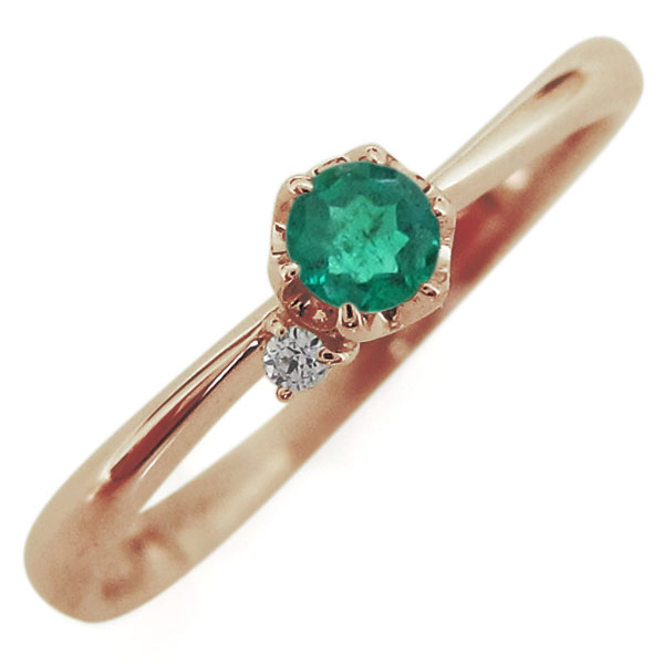 レディース 10金 誕生石 シンプルリング 指輪 リングの通販は 26,064円