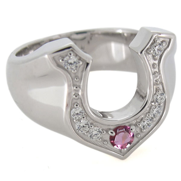 メンズ シルバーリング オパール 印台 ホースシュー 指輪の通販は