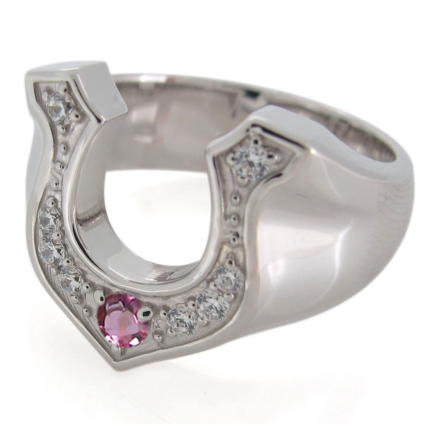 メンズ シルバーリング オパール 印台 ホースシュー 指輪の通販は