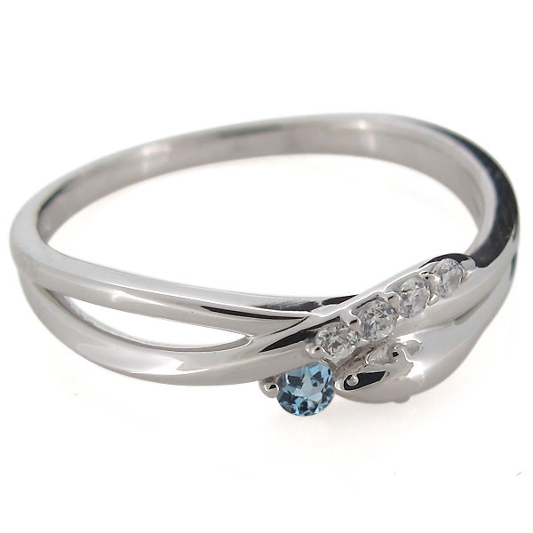 アクアマリンサンタマリア 指輪 リング 蛇 へび レディース シルバー リング 安い 人気