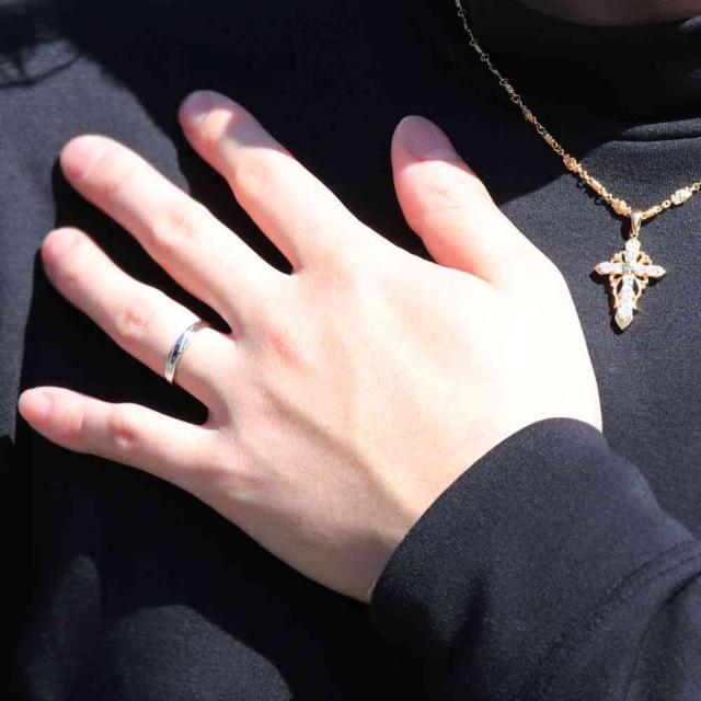 結婚指輪 プラチナ 2本セット ペアリング ダイヤモンド ペア カップル マリッジリング 人気_16