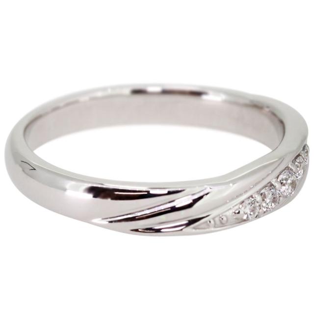 結婚指輪 プラチナ 2本セット ペアリング ダイヤモンド ペア カップル マリッジリング 人気_4