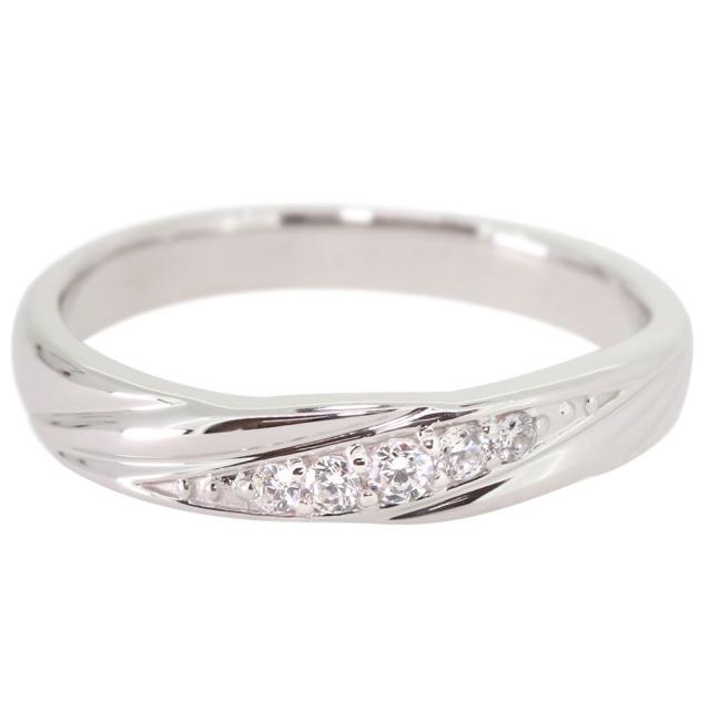 結婚指輪 プラチナ 2本セット ペアリング ダイヤモンド ペア カップル マリッジリング 人気_5