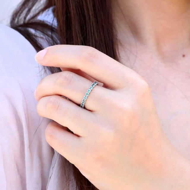 【タツジ様】アレキサンドライト　ハーフエタニティリング　11号　プラチナ　鑑別書 アレキサンドライトハーフエタニティ K18YG リング 11号（GH1104