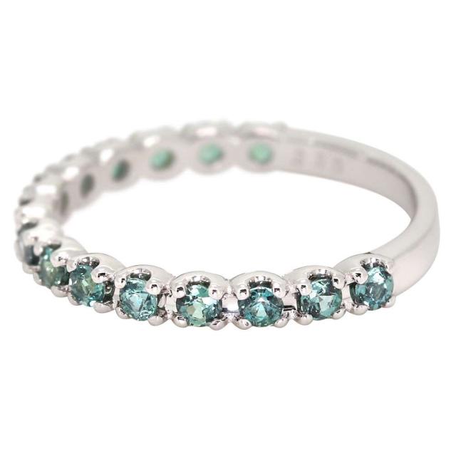 アレキサンドライト リング ハーフエタニティリング プラチナ 指輪 レディース 天然石 pt900 人気 おしゃれ_3