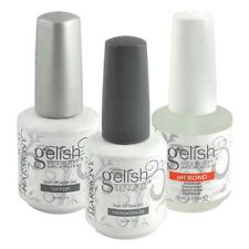 HHarmony Gelish ハーモニージェリッシュ ベースジェル ファンデーション＋トップコート(トップシーラー)＋phボンド 各15ml 【 3本セット 】 ネイル ジェルネイル ソークオフ ネイリスト セルフネイル 新品 送料無料の通販は 6,605円